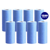 Xtra Kleen 1200PCE All Purpose Jumbo Washcloth Rolls Reusable 30 x 30cm