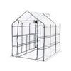 Garden Greens Greenhouse Walk-In Mega Sized Shed 3 Tier Solid Structure 1.95m