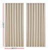 Artiss 2X Blockout Curtains Eyelet 240x230cm Beige