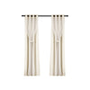 Artiss 2X 132x160cm Blockout Sheer Curtains Beige