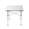 Weisshorn Camping Table Roll Up Aluminum Portable Desk Picnic 70CM