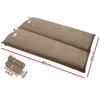 Weisshorn Self Inflating Mattress Camping Sleeping Mat Air Bed Double Set Coffee