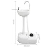 Weisshorn Camping Basin Portable Hand Wash Sink Stand 19L Capacity