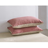 Cosy Club Sheet Set Cotton Sheets Queen Vanilla Rhubarb