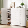 Artiss DIY Shoe Cabinet Shoe Box White Storage Cube Portable Organiser Stand