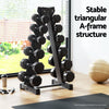 Everfit Dumbbells Rack 6 Tier Dumbbell Stand Home Gym Storage 200kg Capacity