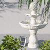 Gardeon Solar Water Feature 3 Tiers Ivory 93cm