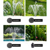 Gardeon Solar Pond Pump with Battery LED Lights 4.4FT