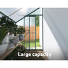 Greenfingers Greenhouse 3x1.27x2.13M Lean-to Aluminium Polycarbonate Green House Garden Shed