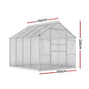 Greenfingers Aluminium Greenhouse Green House Polycarbonate Garden Shed 2.4x2.5M