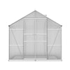 Greenfingers Aluminium Greenhouse Green House Polycarbonate Garden Shed 2.4x2.5M