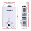 Devanti Portable Gas Water Heater 8LPM Outdoor Camping Shower White