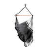 Gardeon Hanging Hammock Chair Outdoor Swing Hammocks Tassel Grey