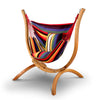 Gardeon Hammock Chair Timber Outdoor Furniture Camping with Wooden Stand