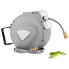 Water Hose Reel 30M Retractable Garden Auto Rewind Brass Spray Gun