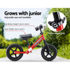 Rigo Kids Balance Bike Ride On Toys Push Bicycle Wheels Toddler Baby 12" Bikes Red