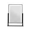 Embellir Makeup Mirror 25x30cm with Led light Lighted Standing Mirrors Black