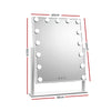 Embellir Makeup Mirror 40X50cm Hollywood with Light Round 360&deg; Rotation 15 LED