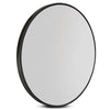 Embellir Wall Mirror Makeup 50cm Home Decor Framed Mirrors Bathroom Round Black