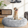 i.Pet Pet Bed Dog Cat 90cm Large Calming Soft Plush Charcoal