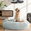 i.Pet Pet Bed Dog Cat 90cm Large Calming Soft Plush Light Grey