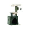 i.Pet Cat Tree 78cm Scratching Post Tower Scratcher Wood Condo House Bed Toys Green