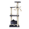 i.Pet Cat Tree 110cm Tower Scratching Post Scratcher Wood Condo House Bed Toys