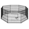 i.Pet 24" 8 Panel Dog Playpen Pet Fence Exercise Cage Enclosure Play Pen