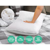 Giselle Bedding Duck Feather Down Pillow Twin Pack