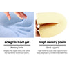 Giselle Bedding Wedge Pillow White & Blue