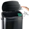 Devanti 58L Motion Sensor Bin Rubbish Automatic Black