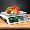 Emajin Scales Digital Kitchen 40KG Weighing Scales Platform Scales LCD White