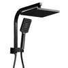 Cefito WELS 8'' Rain Shower Head Set Square Handheld High Pressure Wall Black