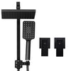 Cefito WELS 8'' Rain Shower Head Taps Square Handheld High Pressure Wall Black