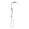 Cefito WELS 10'' Rain Shower Head Set Round Handheld High Pressure Wall Chrome