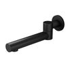 Cefito Bathroom Tap Wall Bath Spout 180 Swivel Bathtub Shower Mixer Round Black