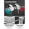 Cefito Bathroom Tap Shower Twin Tap Faucet Basin Sink Bath Swivel Chrome