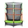 Everfit 4.5FT Trampoline for Kids w/ Enclosure Safety Net Rebounder Gift Green