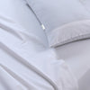 Elan Linen 100% Egyptian Cotton Vintage Washed 500TC White Single Bed Sheets Set