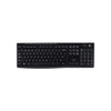 LOGITECH K270 2.4 GHz Wireless Full Size Keyboard 128-bit AES encryption 24-month battery life Spill resistant Durable UV-coated keys