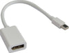 ASTROTEK Mini DisplayPort DP to DisplayPort DP Adapter Converter - 20 pins Male to Female Nickle Plated RoHS