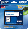 Brother 3/4" 18 mm Blue on White TZe P-Touch Tape for Brother PT-1900, PT1900 Label Maker.