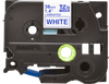 Genuine Brother TZe-263 Labelling Tape Cassette  Blue on White, 36mm wide, 8m long Compatible with a wide range of Brothers P-touch printers