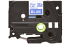 BROTHER 1PK 100% Compatible for Brother P-Touch TZe 555 White on Blue TZE Tape Label