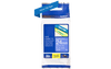 BROTHER 1PK 100% Compatible for Brother P-Touch TZe 555 White on Blue TZE Tape Label