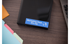 BROTHER 1PK 100% Compatible for Brother P-Touch TZe 555 White on Blue TZE Tape Label