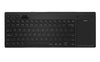 RAPOO K2800 Wireless Keyboard with Touchpad & Entertainment Media Keys - 2.4GHz, Range Up to 10m, Connect PC to TV, Compact Design