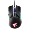 GIGABYTE AORUS M5 Optical Gaming Mouse USB Wired 16000dpi 125fps 118g 3D Scroll 50 million clicks Matte Black RGB Fusion On-the-fly DPI Adjustment