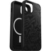 OTTERBOX Apple iPhone 14 / iPhone 13 Symmetry Series+ Antimicrobial Case for MagSafe - Rebel (Black) (77-89773), 3X Military Standard Drop Protection