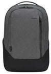 TARGUS 15.6' Cypress EcoSmart Large Backpack Laptop Notebook Tablet - Up to 15.6', Made with 26 Recycled Water Bottles - Grey 20L